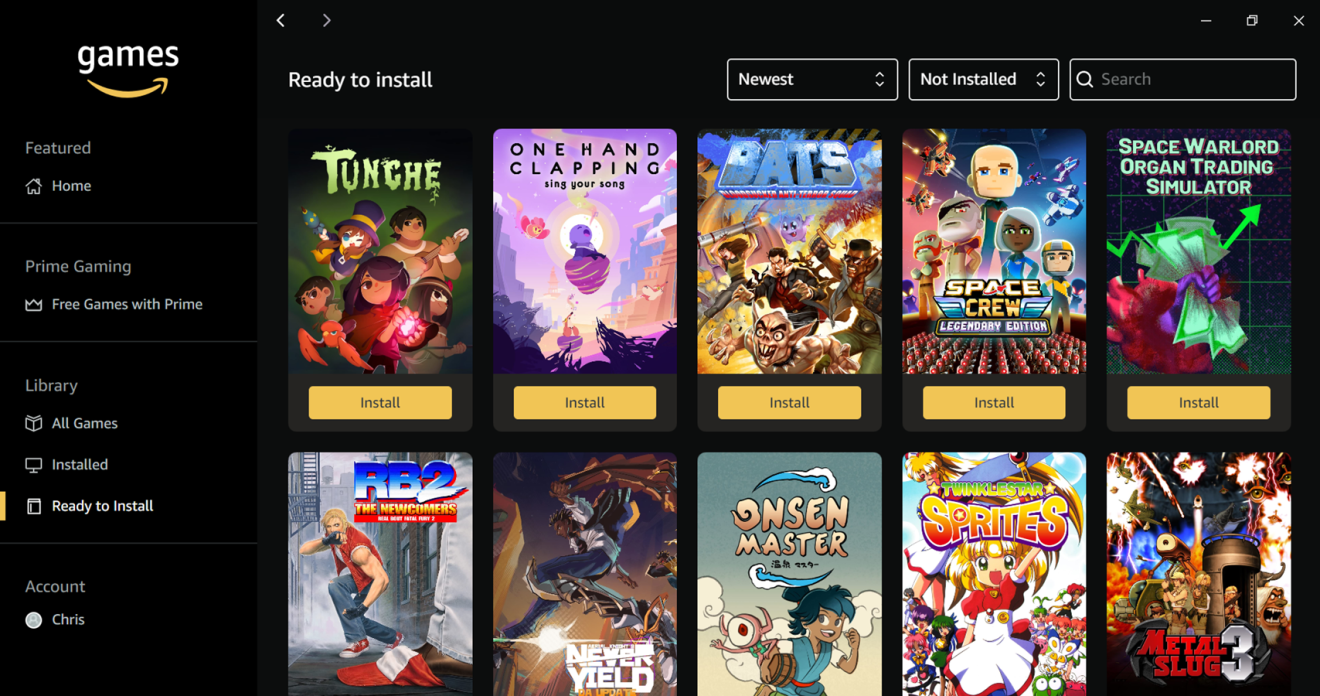 Amazon prime top free video games